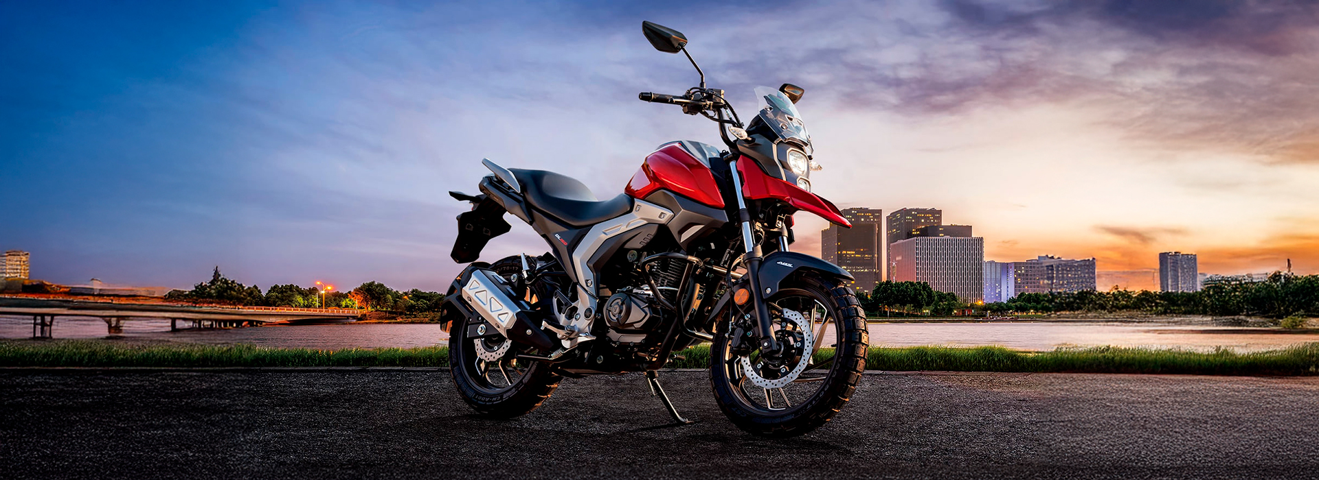 Parte trasera de la moto